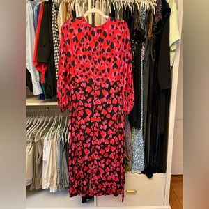 ASOS Long Sleeve Heart Dress (Size 8)